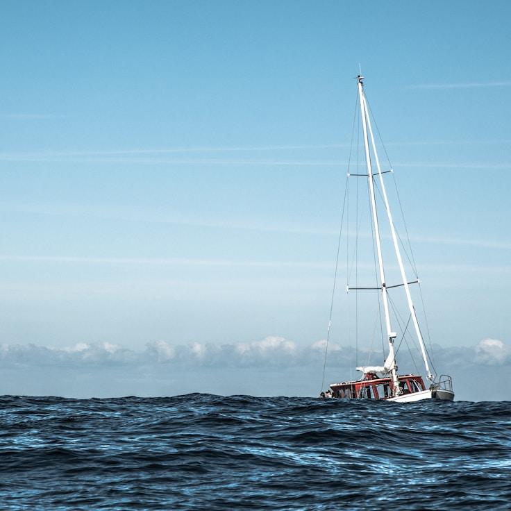 Yacht living scene